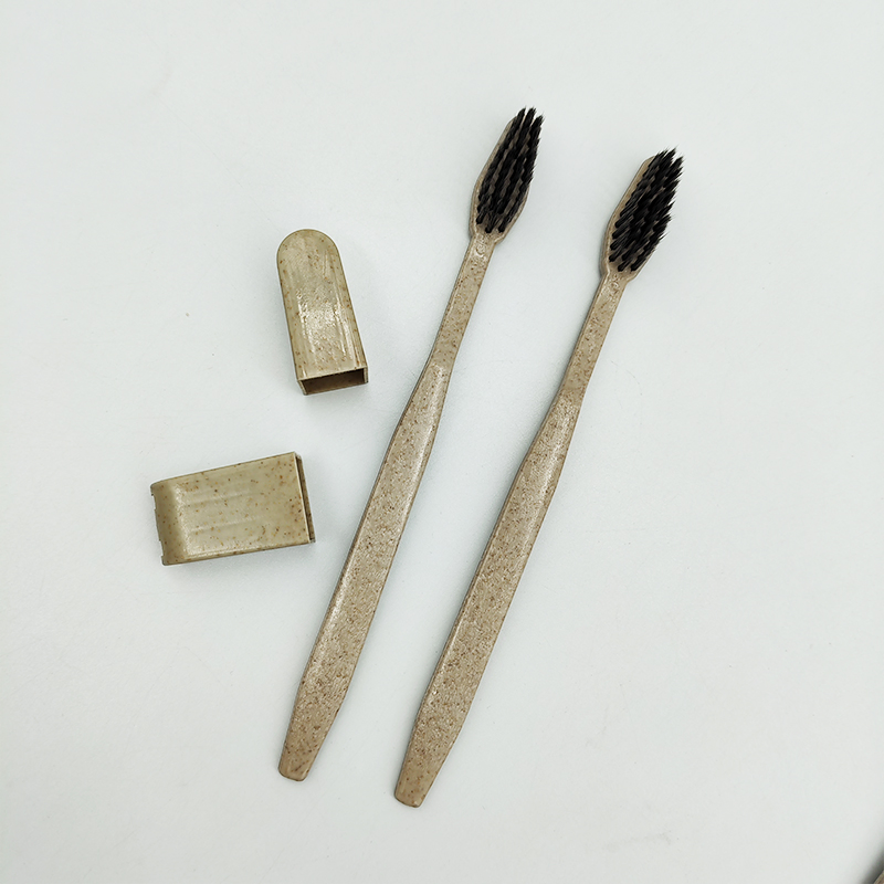 Disposable Wheat Straw Eco-Friendly Hotel Toothbrush