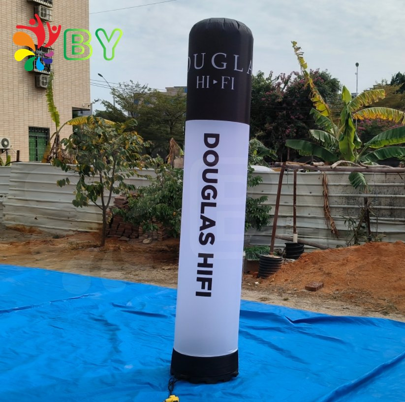 Advertising Inflatable Column with LED Light for Decoration with Factory Price
