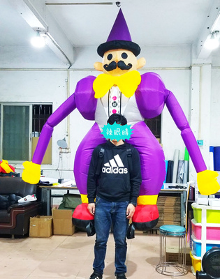 Boyi Custom Inflatable Walking Costume Inflatable Clown Puppet Dancer