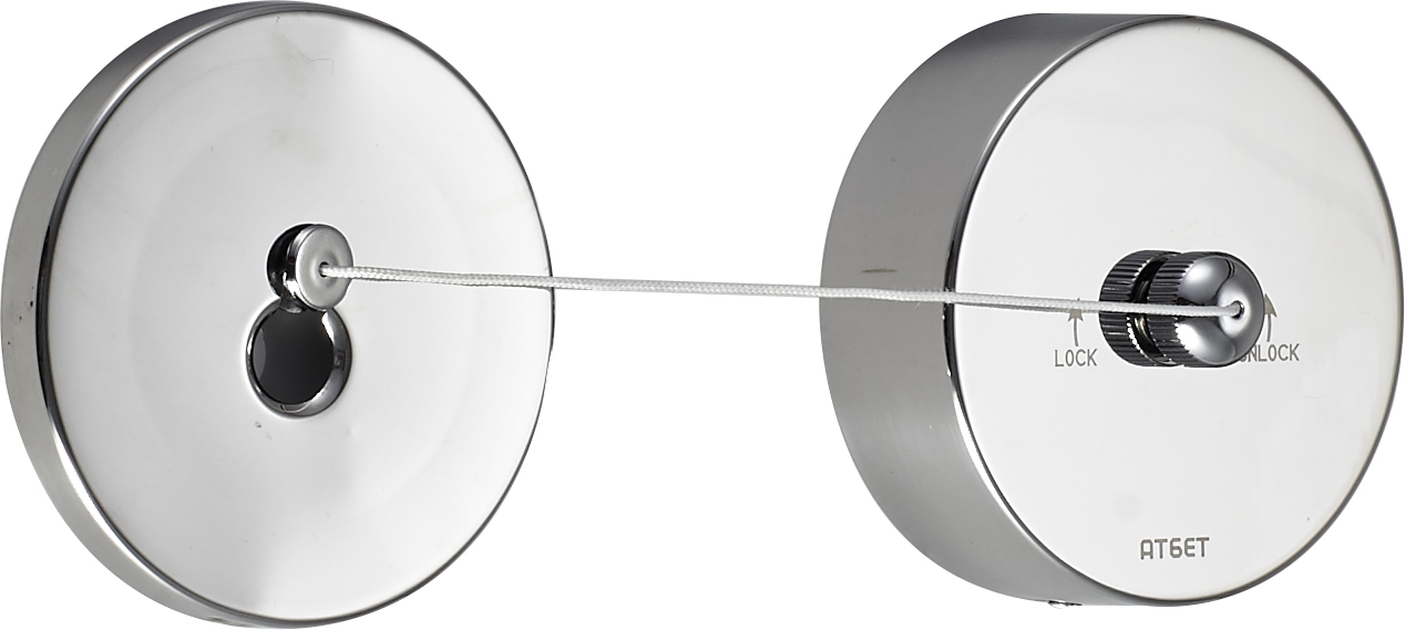 Big Discount Polish Finished Stainless Steel Round Retractable Clothesline