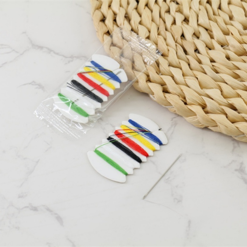 Mini DIY Portable Travel Sewing Kits with Needle Set Storage Case Accessories Custom Logo