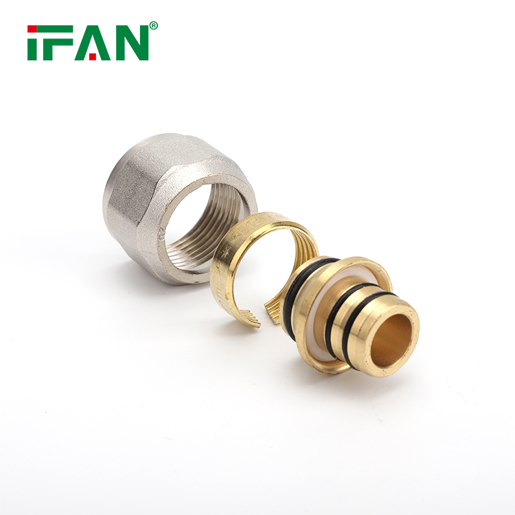 Ifan Long Service Life Quick Coupler Connector Adapter AC HVAC Brass Manifold Eurocone Adapter
