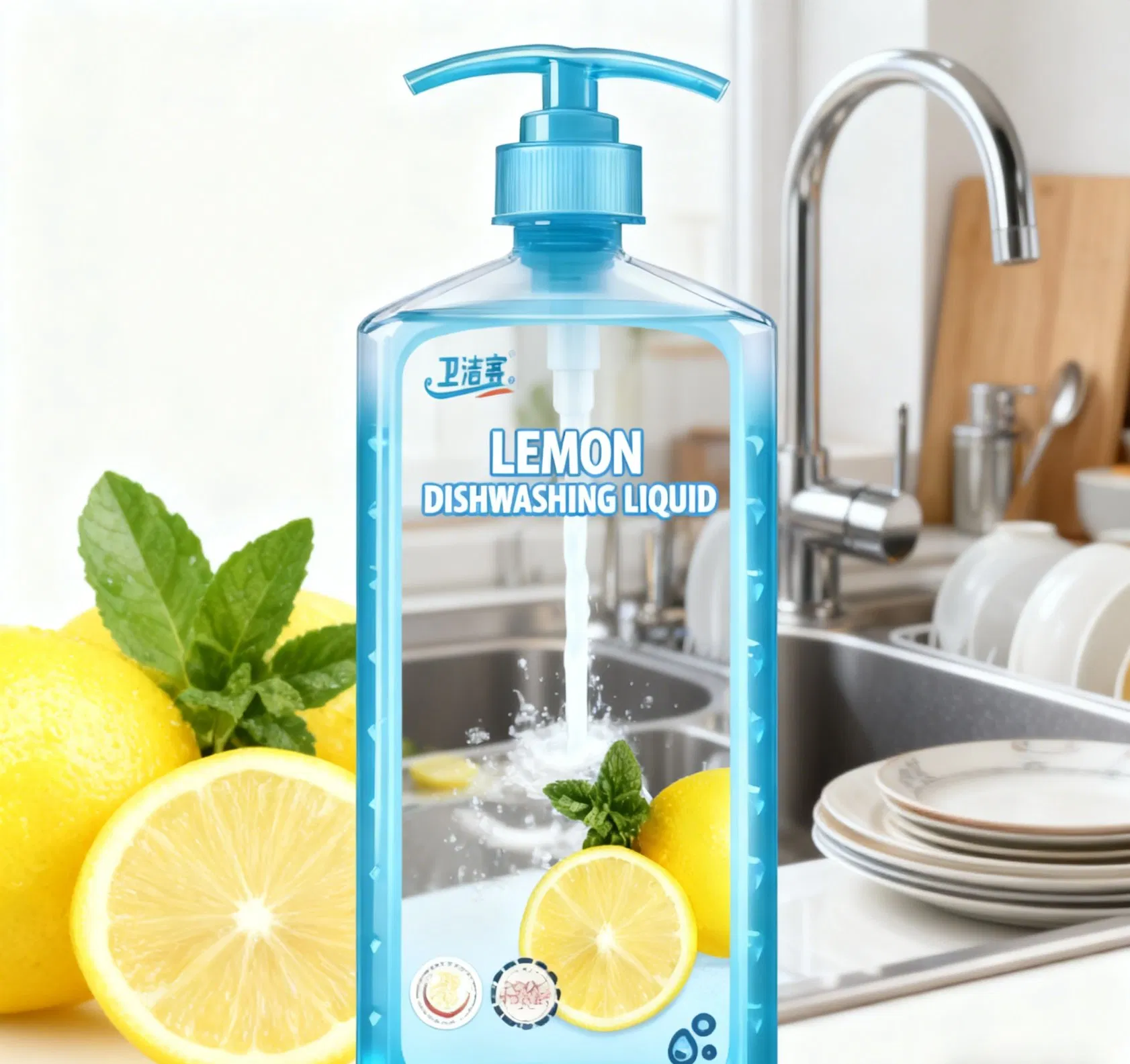 Sleekease Ergonomic Dish Soap - 3L/Bottle - Imported From China