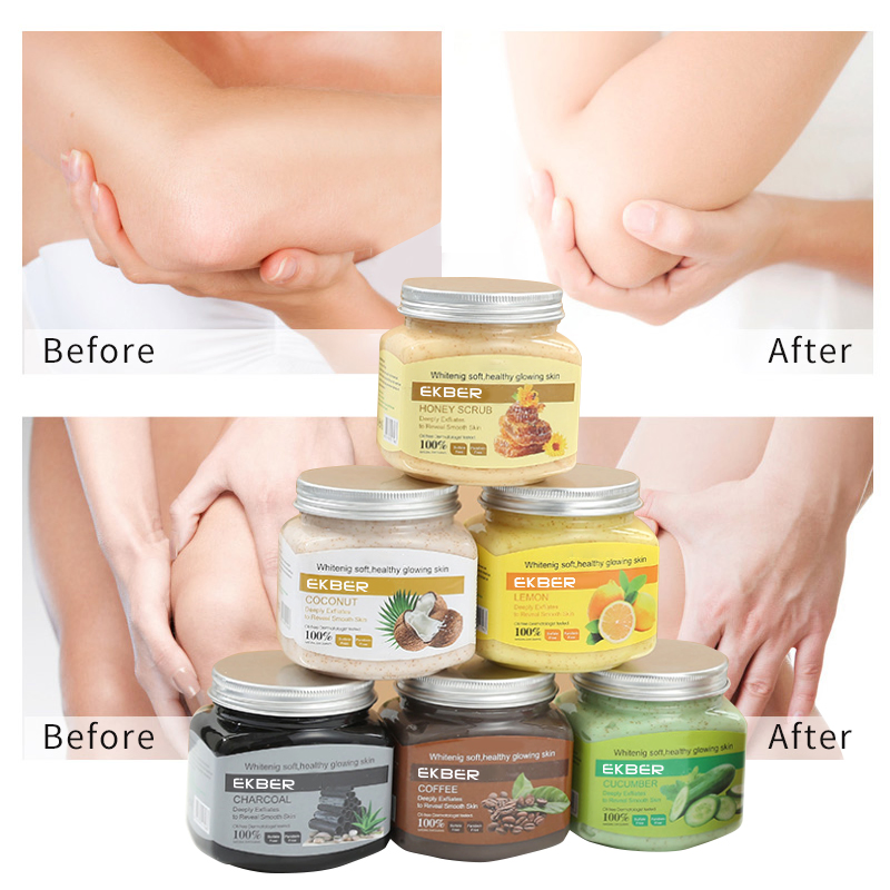 Private Label Organic Fruit Whitening Sugar Body Scrub Anti-Aging Exfoliating Natural Fruit Body Scrub