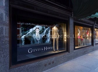 Vest Display Cabinet with P2.6 LED Billboard Price with Aluminum Cabinet