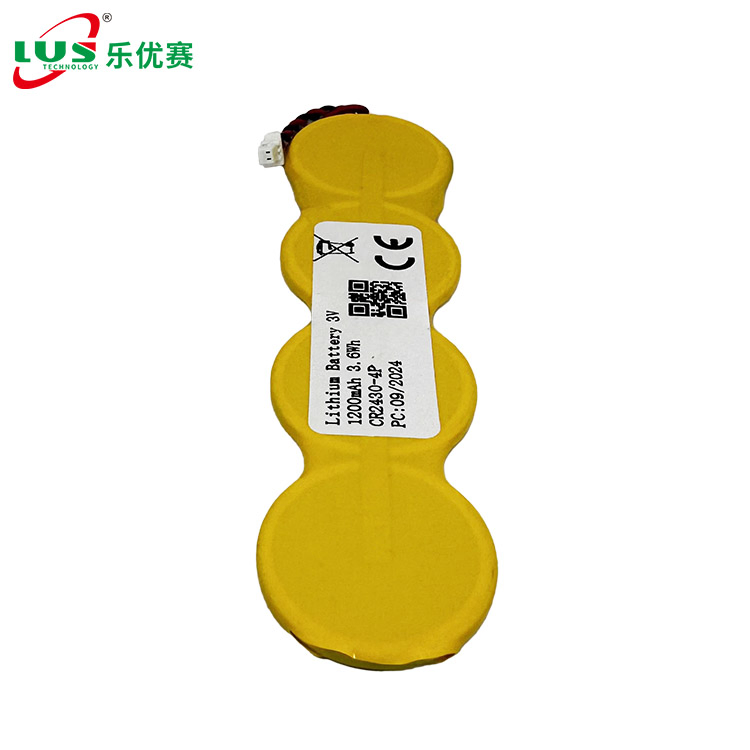 Батарейный блок CR2430-4P 3V 1200mAh с коннектором