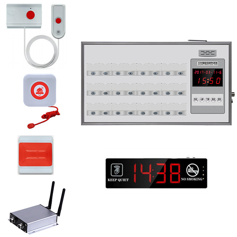 60 Slots Wired Wireless Nurse Call System Hospital Bed Call Button Patient Calling Nurse