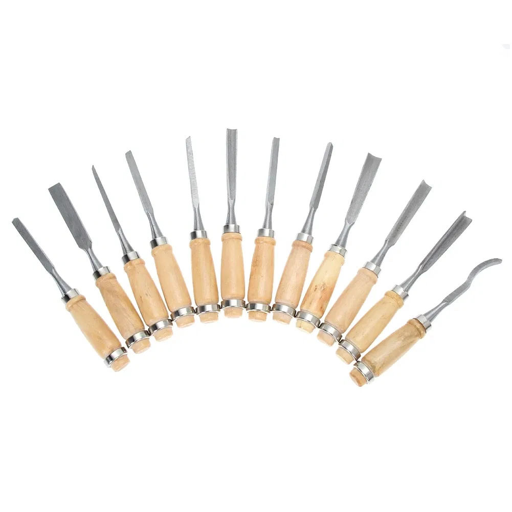 Professional Manual Wood Carving Hand Chisel Tool Set Carpenters Woodworking Carving Chisel DIY Detailed Hand Tools