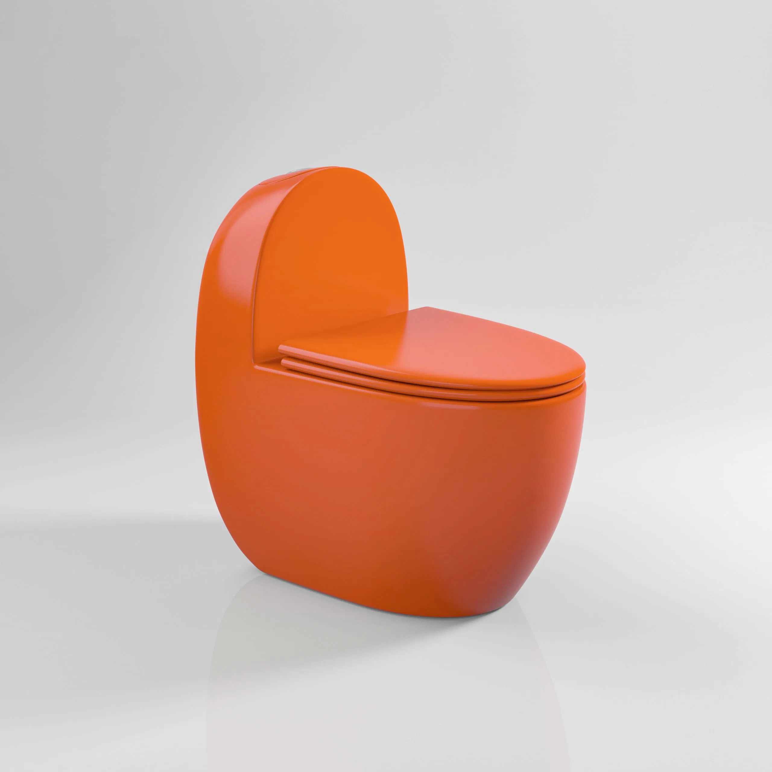 Elongated Eco-Friendly Ceramic Siphonic Toilet for Bathroom