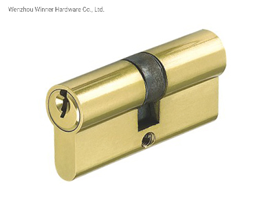 En 1303 European Standard Brass Cylinder with Knob