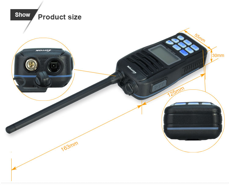 New Handheld Waterproof VHF Marine Radio Lt-M36