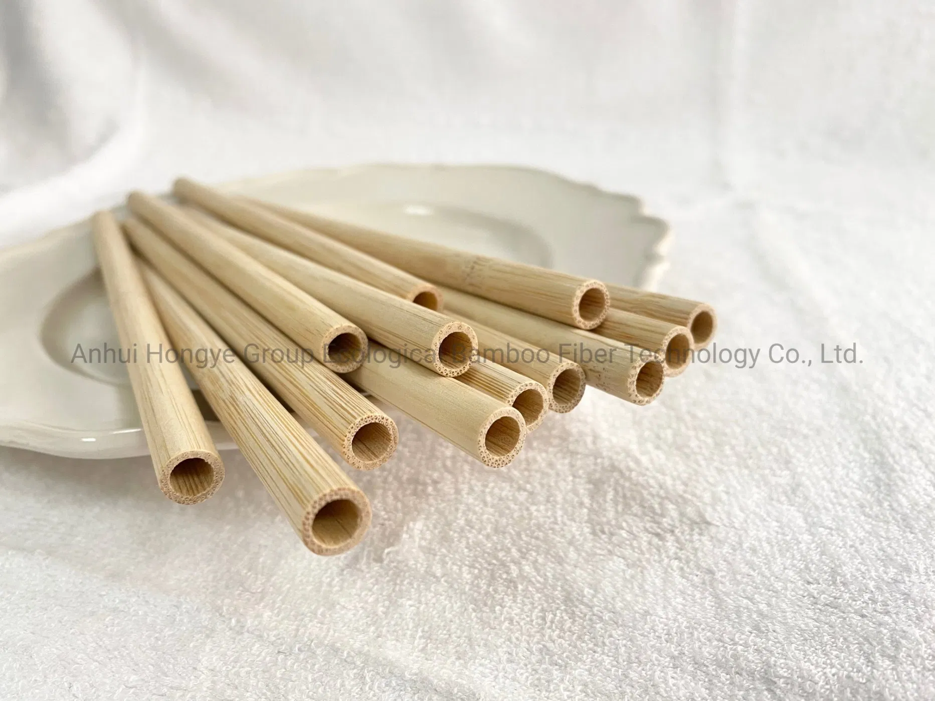 Eco-Friendly Carbonization Disposable Bamboo Straw 9.0*200mm