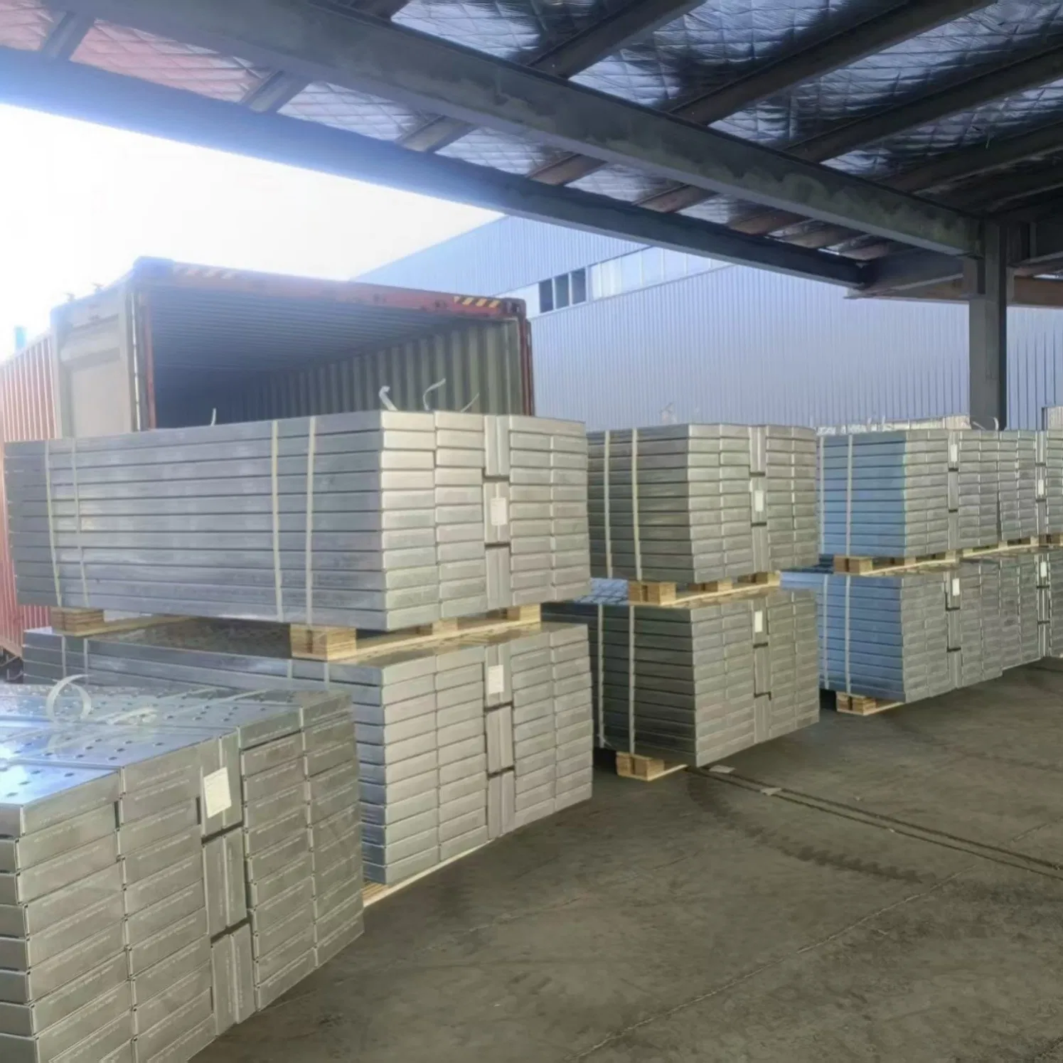 Industrial Maintenance Kwikstage Scaffold System Designed for Accessing Complex Machinery in Manufacturing Plants