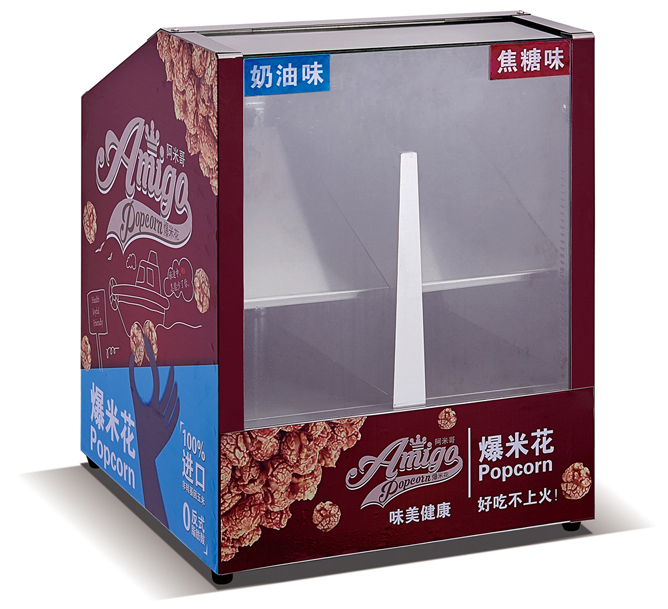 Commercial Factory Price Popcorn Warmer Display Machine