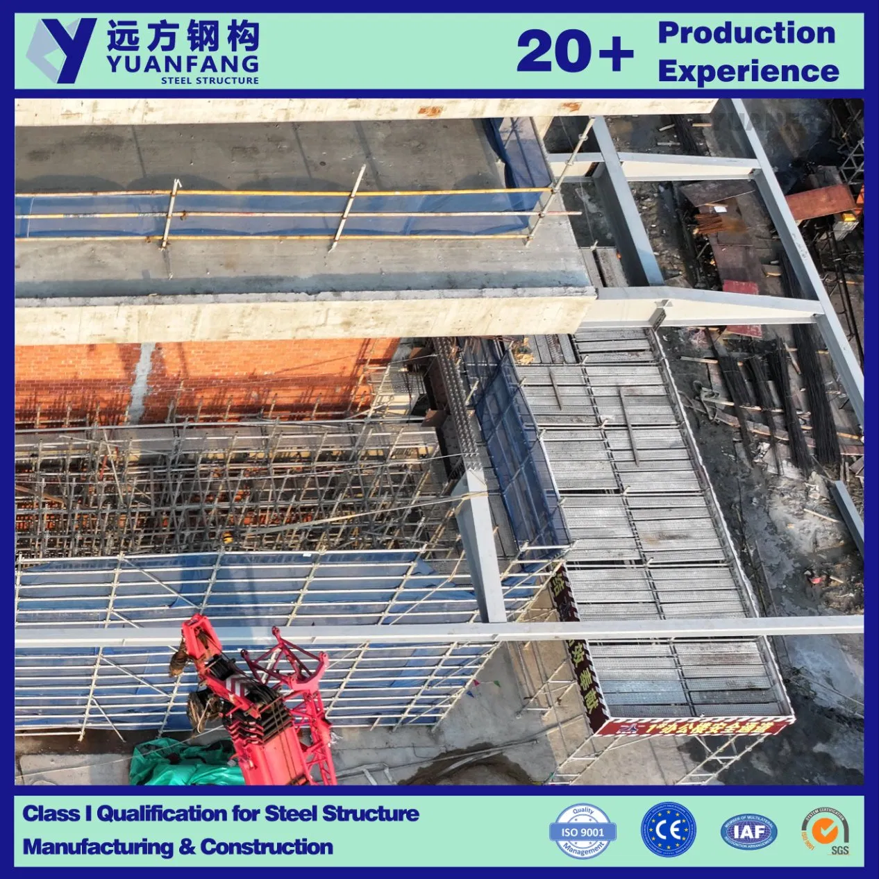 Low Cost Well Designed Prefabricated Steel Structure Canopy / Awning