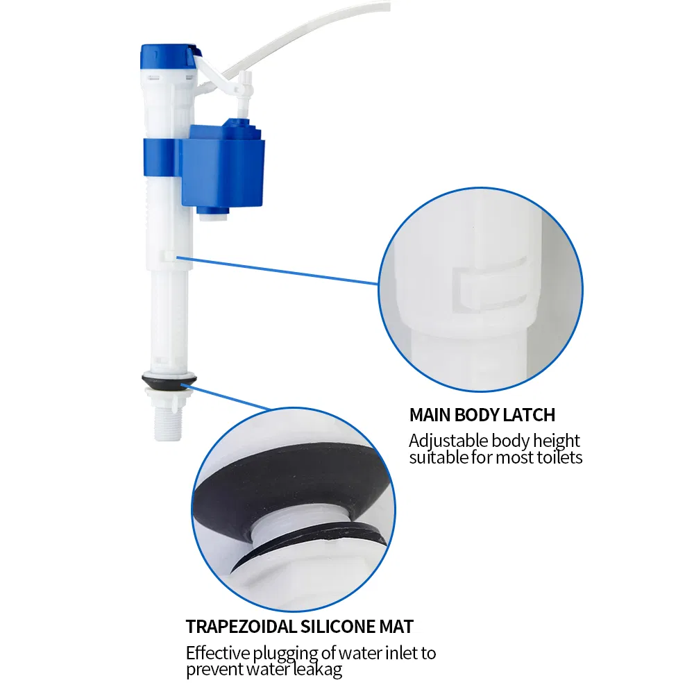 High Pressure Adjustable Cistern Inlet Valves Toilet Water Tank Flush Valve