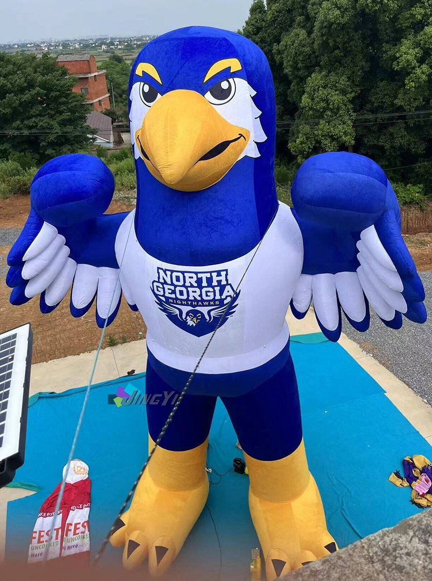 Custom Design Inflatable Giant Cat Bear Animal Cartoon, Air Inflation Big Plush FELT Display