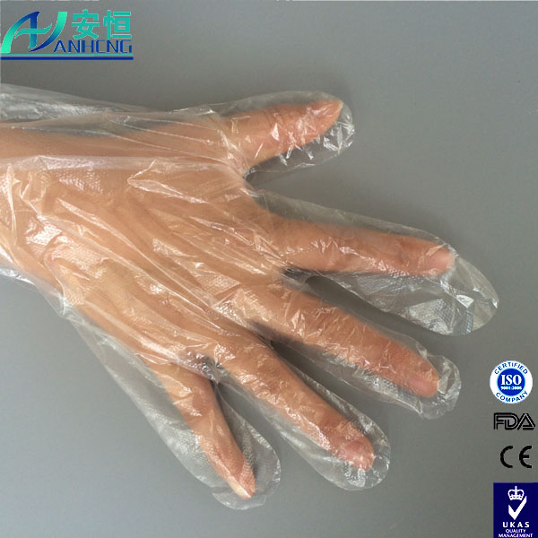 Disposable Blue PE or Poly Gloves - Disposable Food Handling Glove