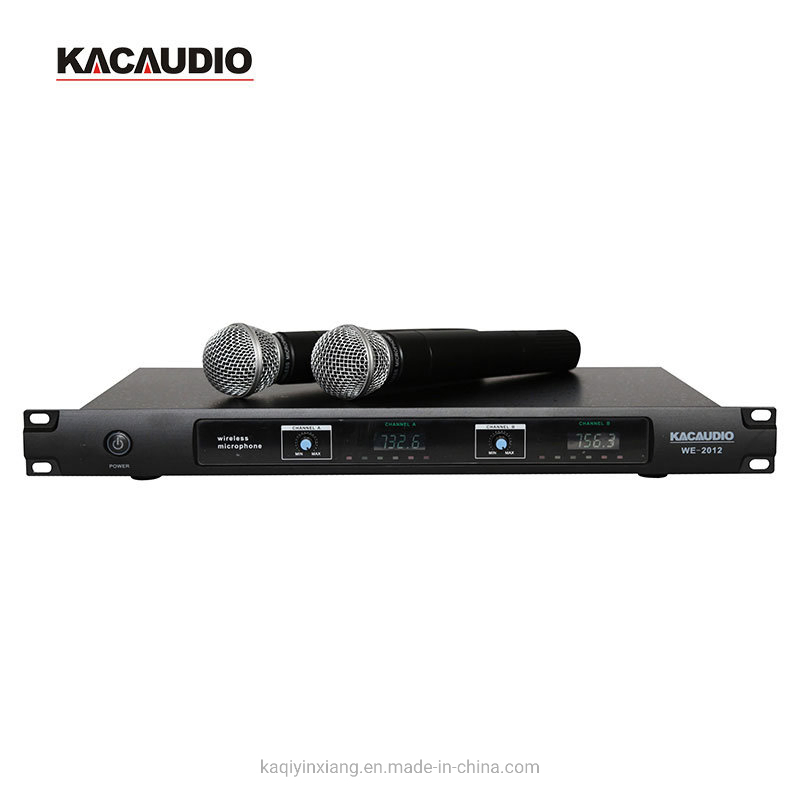 Dual Channel Handheld Wireless Microphone Long Range Wireless Microphone
