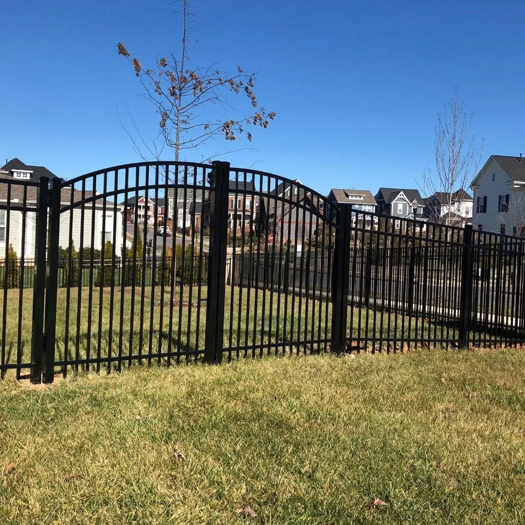 Aluminium Picket Gate High Security Double Swing Gate