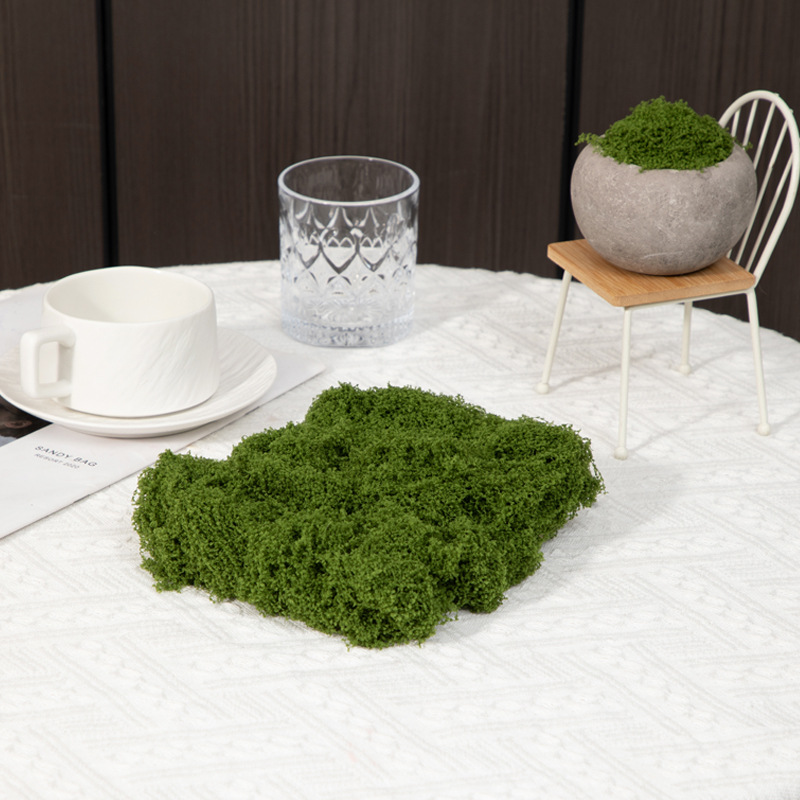 Мох искусственный для декора 100 грамм