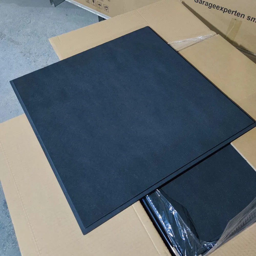 Acoustic Soundproofing Fiberglass Rock Wool Panels Black Ceiling Tiles for Theaters