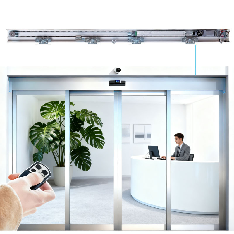 Netfun Hh150 LED Displaytypical European Design Automatic Sliding Door Operator