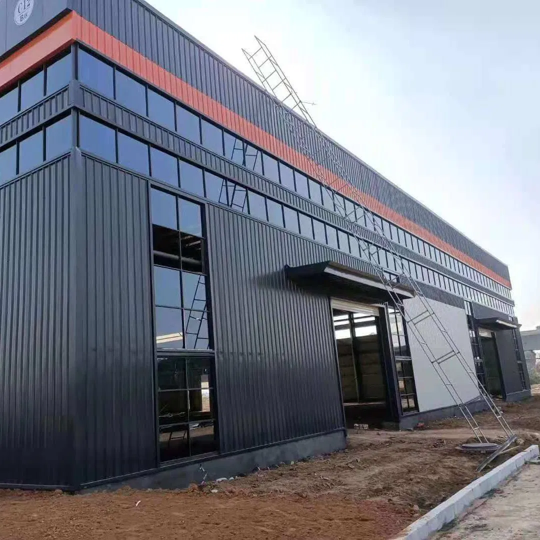 Prefabricated Heavy Duty Steel Frame Structure for Large Span Industrial Buildings