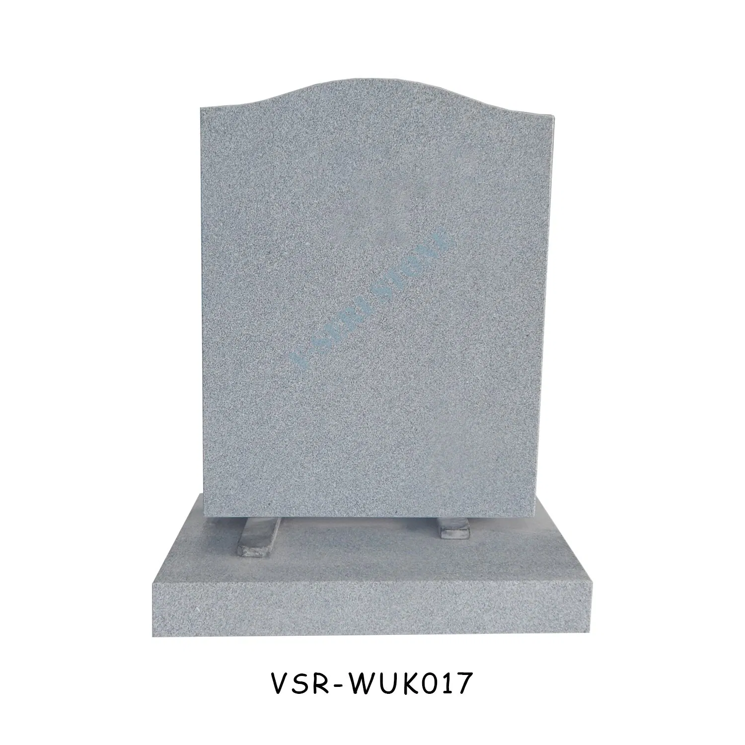 Simple Grave Markers Polished Upright Cemetery Headstones for UK Market