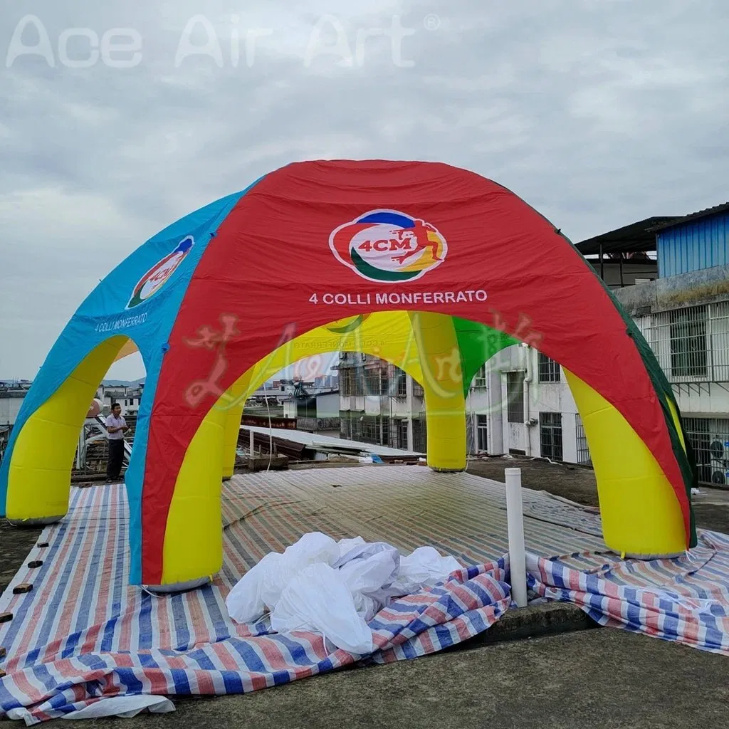 10m Diameter 6 Legs Inflatable Spider Tent Gazebo Shelter for for Advertising and Decoration in Various Activities