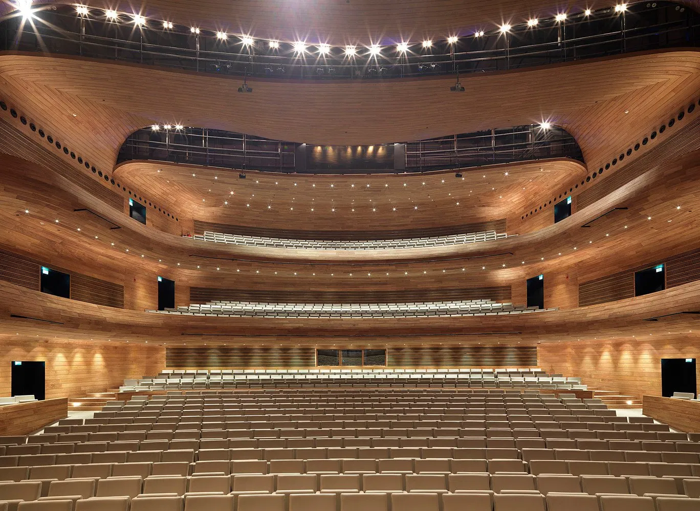 Veneer/Melamine/Painting/HPL Perforated Wooden Acoustic Panel