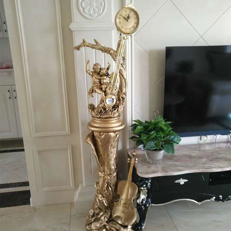 Best Selling European Living Room Pendulum Clock Vertical Floor Clock