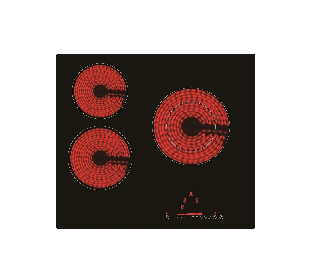 Elegant 60cm Black Ceramic Hob for Modern Kitchens