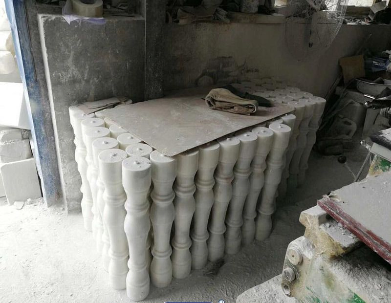 Customized Chinese White Marble Stone Baluster for Railing