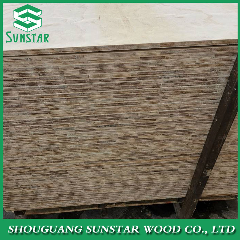 Wholesale Building Matrial Melamine Faced Plywood Block Board Finger Joint Plywood for Furniture Decoration
