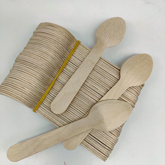 Eco Friendly Mini Wooden Spoons Disposable Wooden Utensils