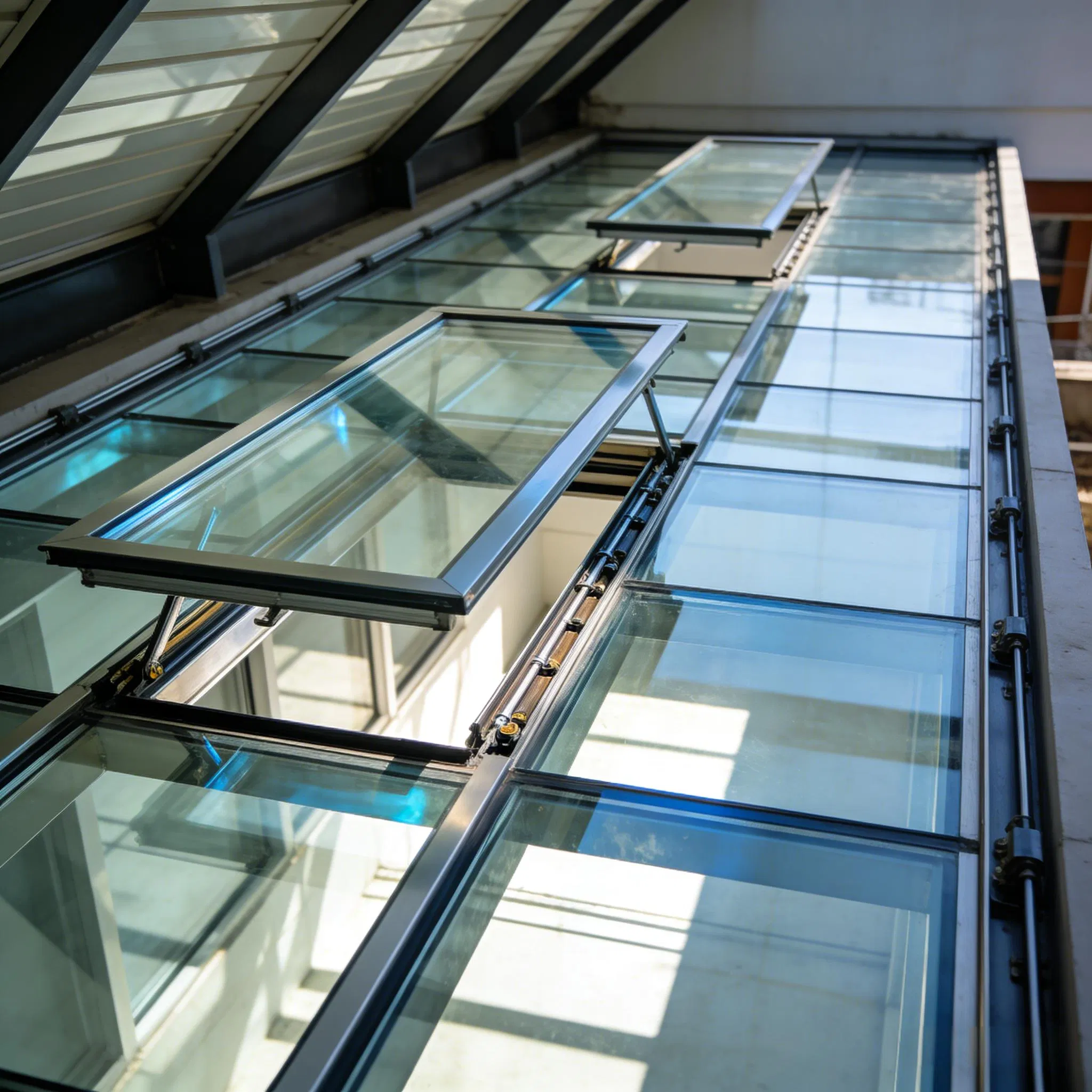 Customizable Aluminum Alloy Sliding Skylight with Multiple Finish Options