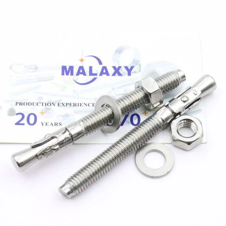 Malaxy Hsa-Bw Wedge Anchors Carbon Steel High Performance Oversized Slotted Holes