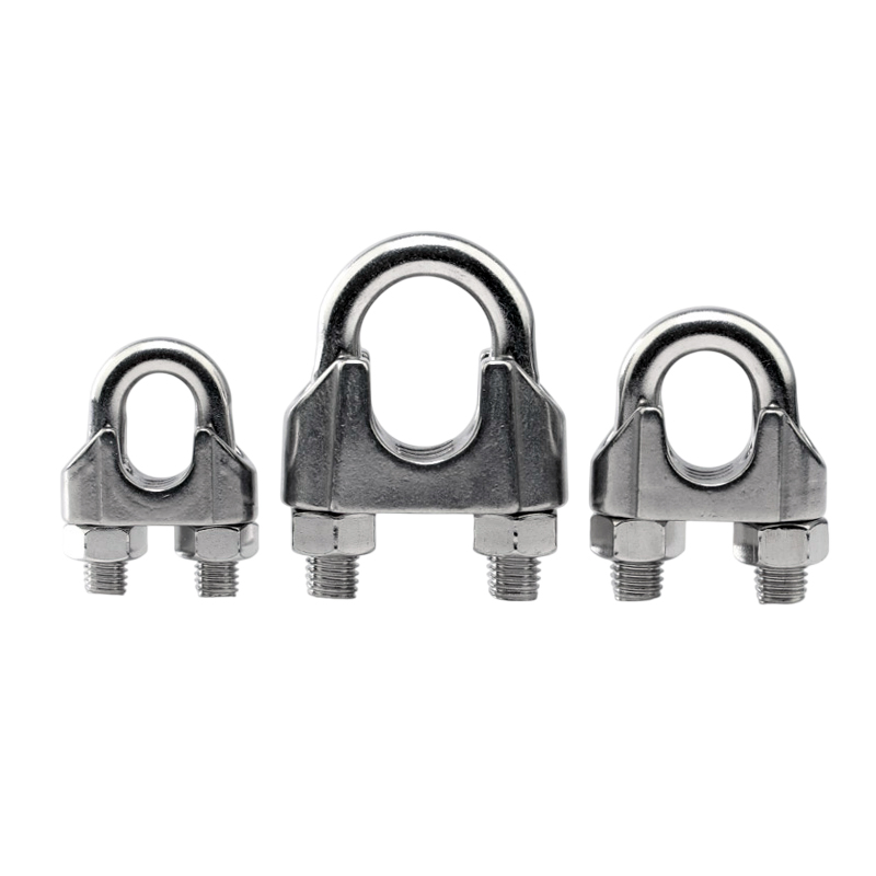 Multi-Size Stainless Steel 304/316 Wire Rope Clips Clamps for Rigging System