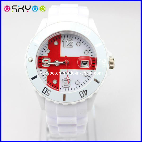 Finland Flag Sport Bracelet Wristwatches