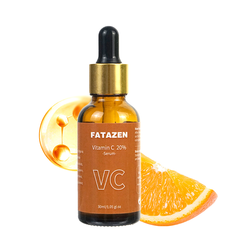Vitamin C Whitening Moisturizer Vegan Anti-Aging Reduce Acne Marks Facial Serum