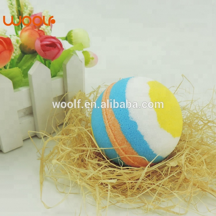 SPA Foaming Salts Ball Bath Bombs with Rings Inside Bath Fizzer
