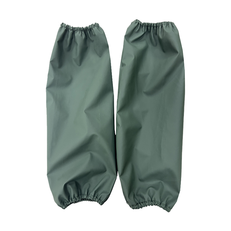 Knit Fabric Waterproof Oversleeve Olive Green Oilproof Arm Sleeve Cover