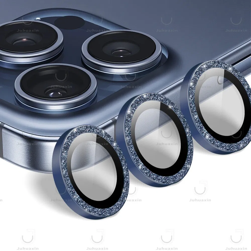 Wholesale OEM Original Protective 3D Film Eagle Eye Bling Diamonds Mobile Phone Camera Lens Protector for iPhone11 12 13 14 15