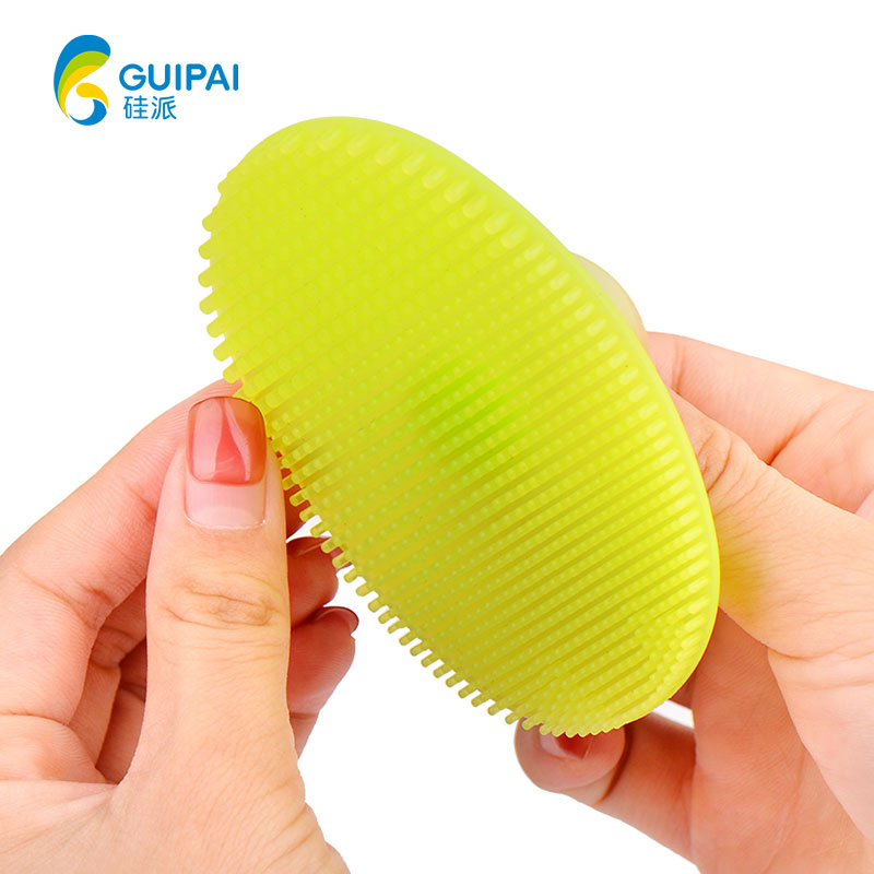 Eco-Friendly Beauty Tool Skin Care Exfoliator Silicone Cleansing Face Logo Facial Brush