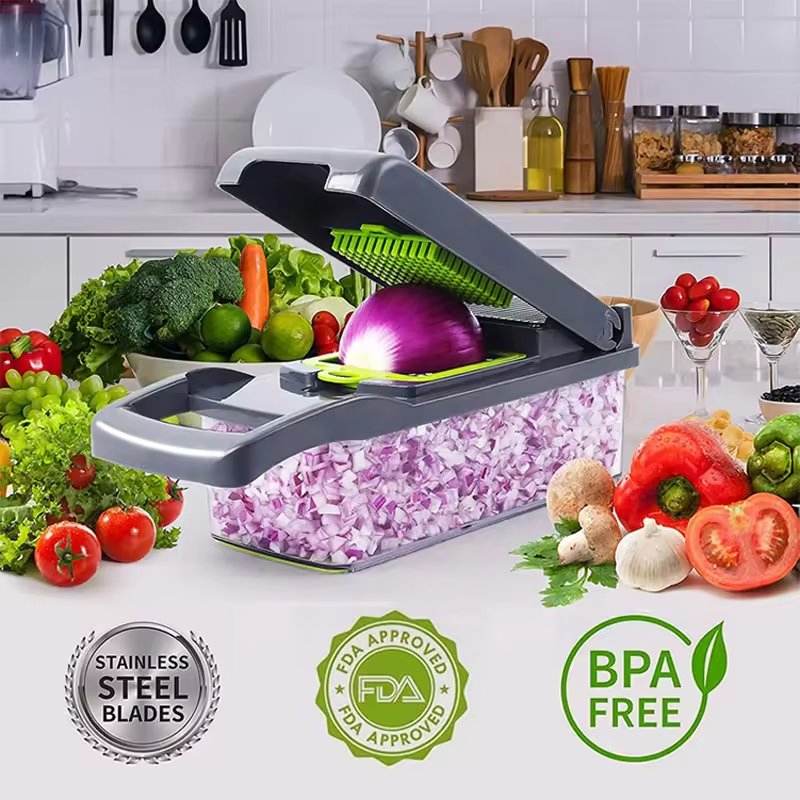 Тёрка овощерезка 15 в 1 для овощей и сыра