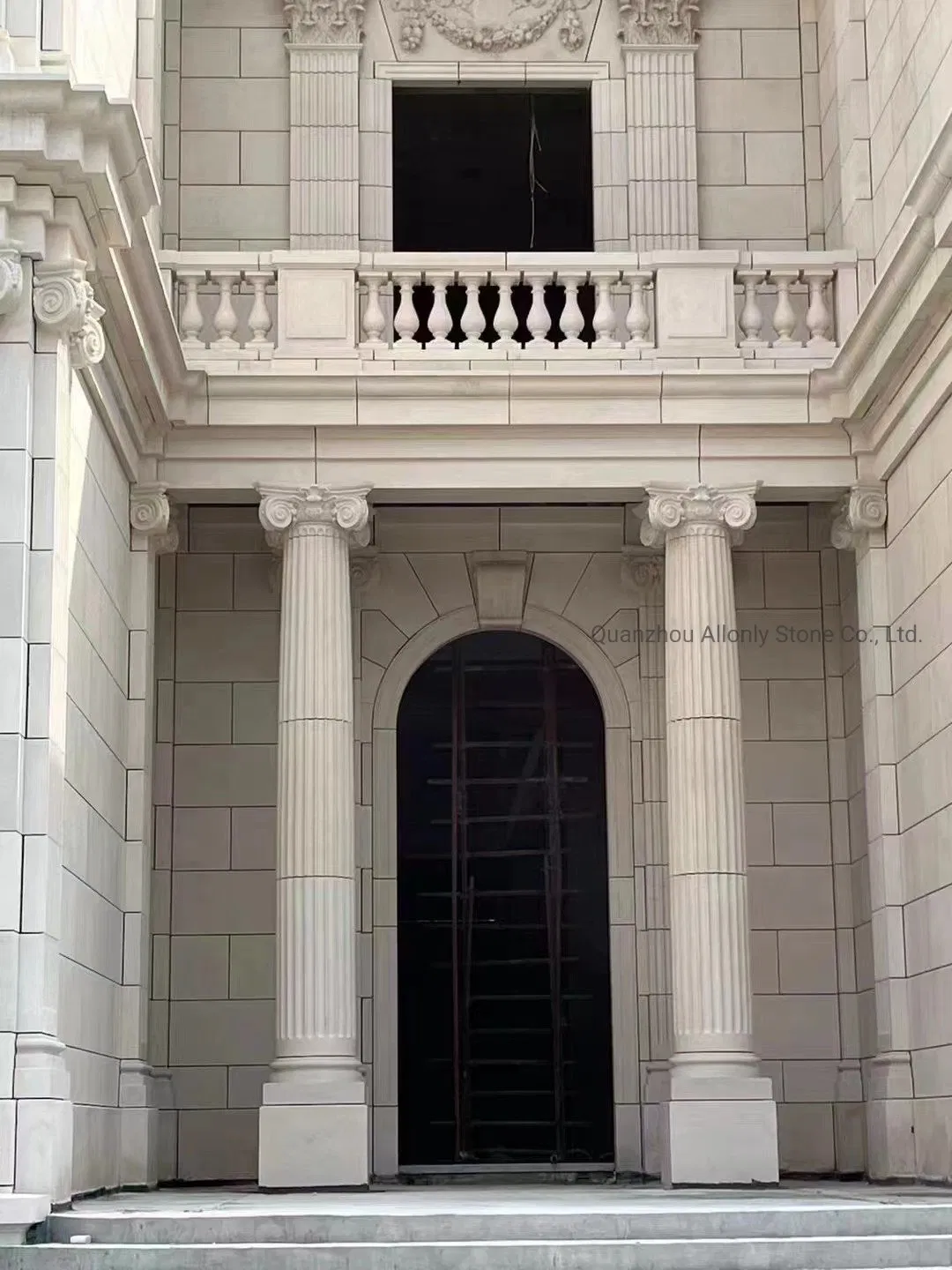 Villa Project Marble Classical Wall Facade Exterior Stone Entablature Portugal Beige Limestone for Cornice/Window Sill/Column Pillar/Door Surround/Baluster