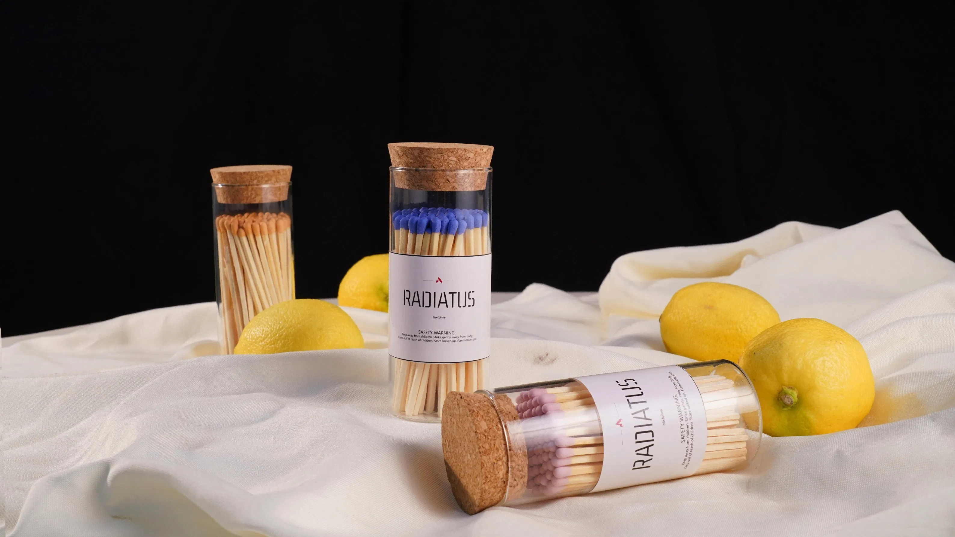 Colorful Factory Wholesale Price High Quality Wooden Match Custom for Candle Hotel Colorful Matches in Jar