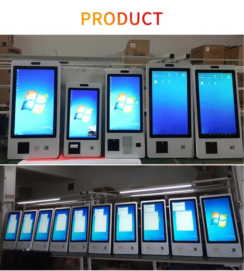 Restaurant POS System Food Escrow Payment Fastfood Kiosks Selfservice Android Order Electronic Ticket Interactive Kiosk