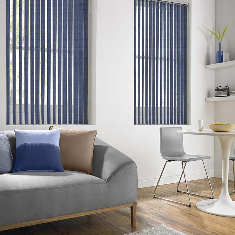 Manufacturer PVC Vertical Blinds with Customized Slats for Home Decoration
